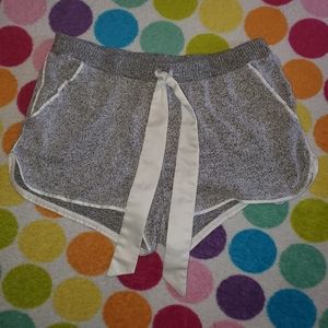 🍀Pink Rose Gray Sleep Shorts